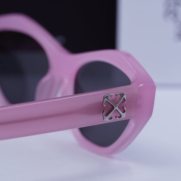 Final Price! Off-White OERI13H KENT 3007 Pink/Grey Sunglasses - Picture 9 of 10